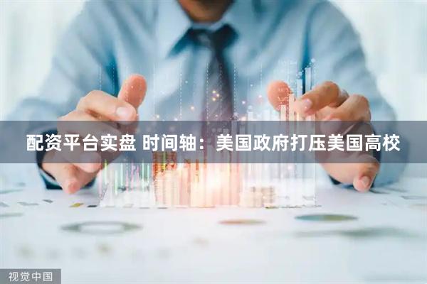 配资平台实盘 时间轴：美国政府打压美国高校